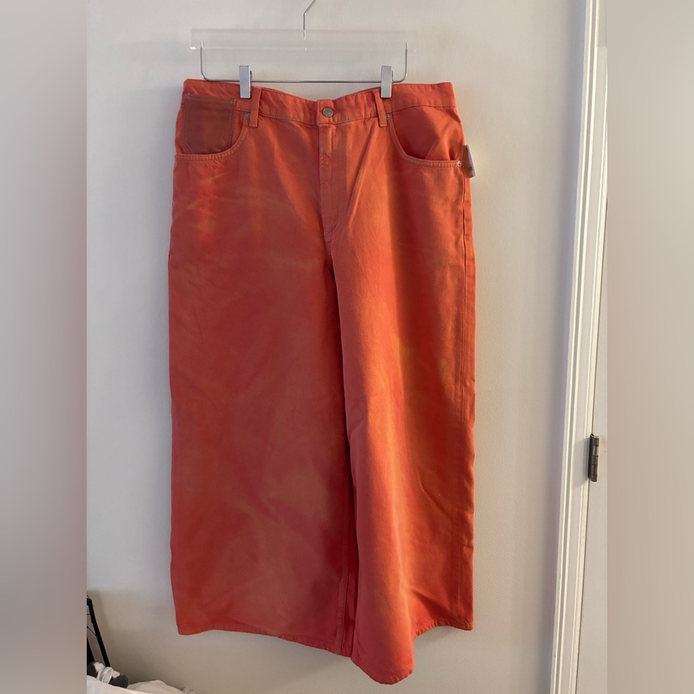 NWT We The Free Waterfalls Baggy Wide Leg Jeans Size 33 - Picture 2 of 6